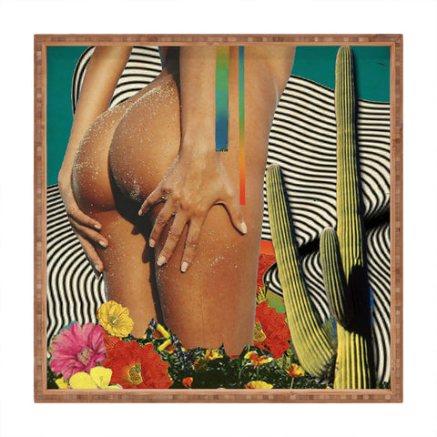 Olivia Stafne Art A Perfect World Square Tray