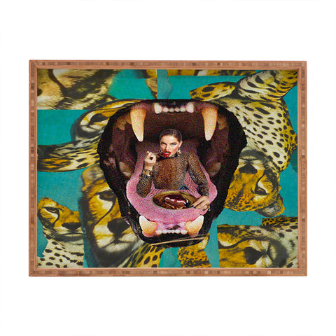 Olivia Stafne Art Feral Rectangular Tray