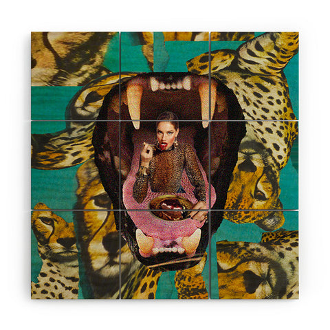 Olivia Stafne Art Feral Wood Wall Mural