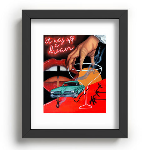 Olivia Stafne Art It Was All A Dream Recessed Framing Rectangle