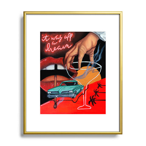 Olivia Stafne Art It Was All A Dream Metal Framed Art Print