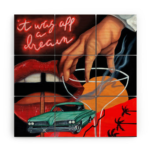 Olivia Stafne Art It Was All A Dream Wood Wall Mural
