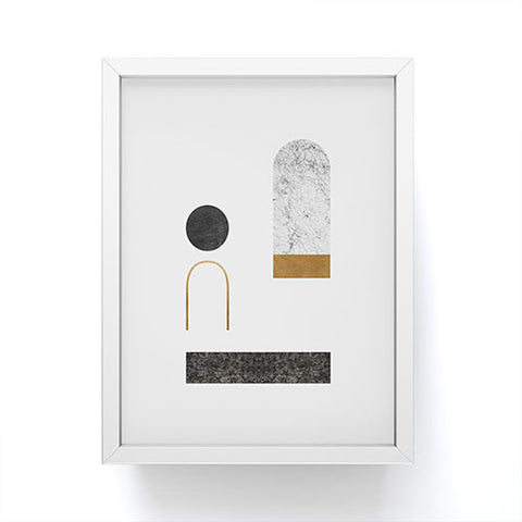 Orara Studio Abstract Geometric II Framed Mini Art Print