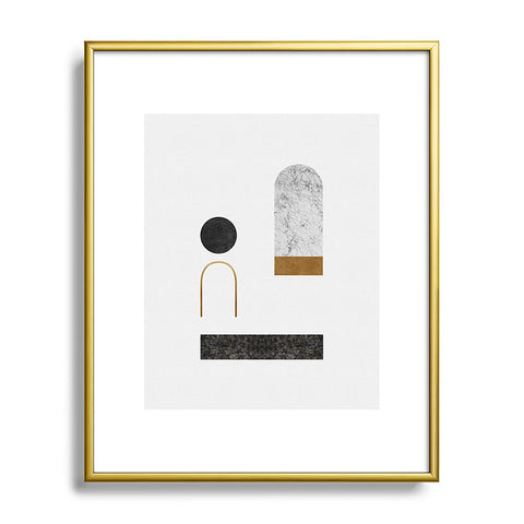 Orara Studio Abstract Geometric II Metal Framed Art Print