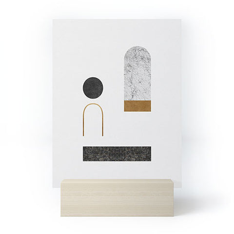 Orara Studio Abstract Geometric II Mini Art Print