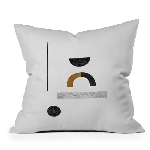 Orara Studio Abstract Geometric III Throw Pillow