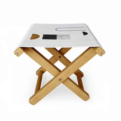 Orara Studio Abstract Geometric IV Folding Stool