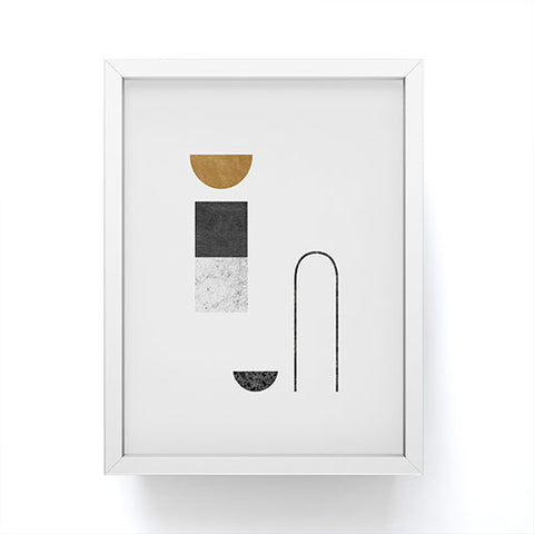 Orara Studio Abstract Geometric IV Framed Mini Art Print