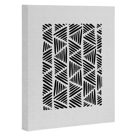 Orara Studio Black and White Abstract I Art Canvas