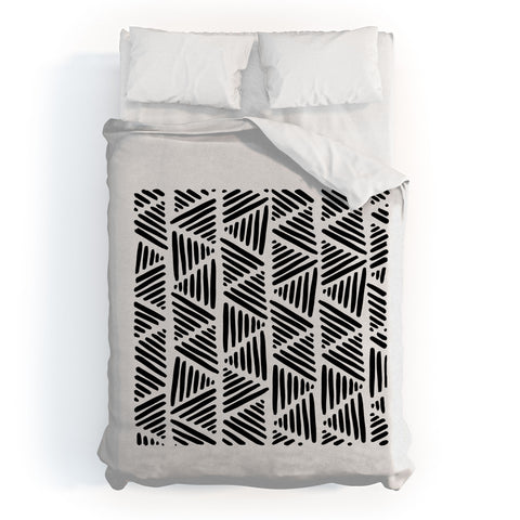 Orara Studio Black and White Abstract I Duvet Cover