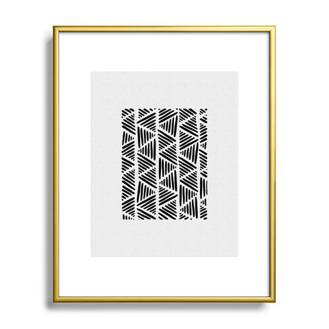 Orara Studio Black and White Abstract I Metal Framed Art Print