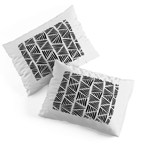 Orara Studio Black and White Abstract I Pillow Shams