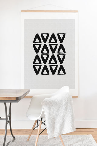 Orara Studio Black and White Abstract II Art Print And Hanger