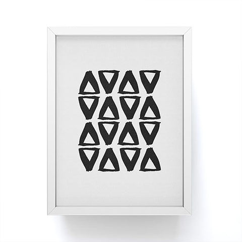 Orara Studio Black and White Abstract II Framed Mini Art Print