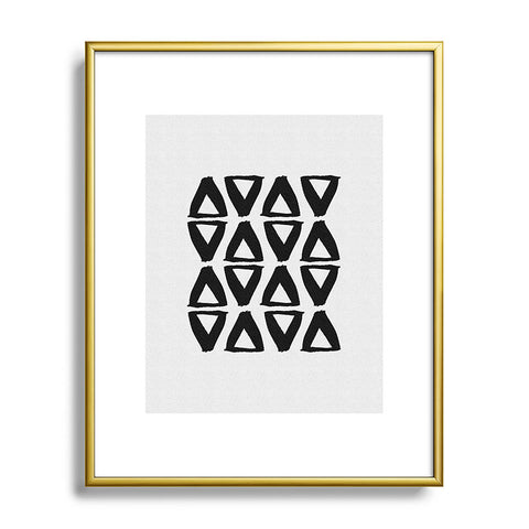Orara Studio Black and White Abstract II Metal Framed Art Print