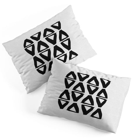 Orara Studio Black and White Abstract II Pillow Shams