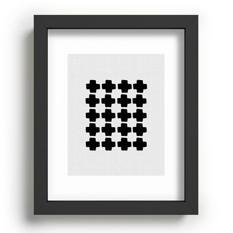 Orara Studio Black and White Abstract III Recessed Framing Rectangle