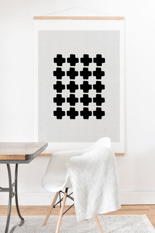 Orara Studio Black and White Abstract III Art Print And Hanger