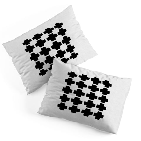 Orara Studio Black and White Abstract III Pillow Shams