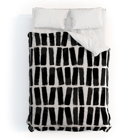 Orara Studio Black Brush Strokes Comforter