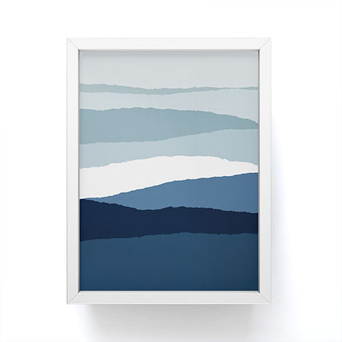 Orara Studio Blue Abstract II Framed Mini Art Print