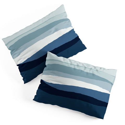Orara Studio Blue Abstract II Pillow Shams