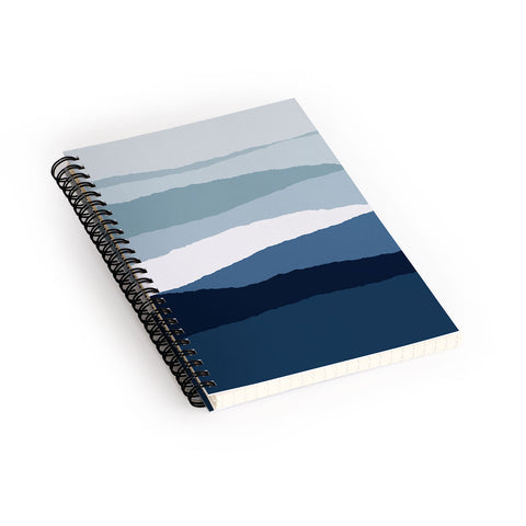 Orara Studio Blue Abstract II Spiral Notebook
