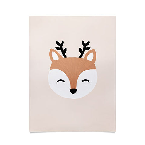 Orara Studio Blush Deer Poster