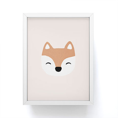 Orara Studio Blush Fox Framed Mini Art Print