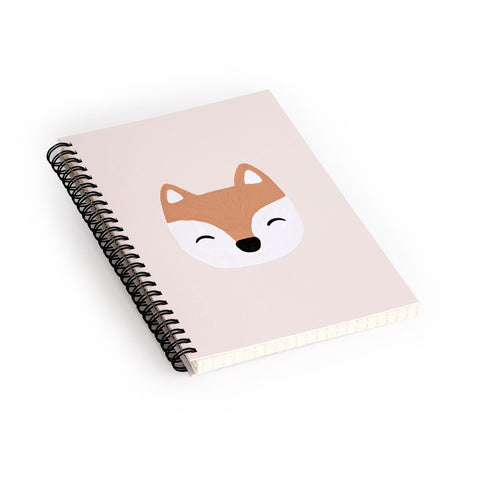 Orara Studio Blush Fox Spiral Notebook