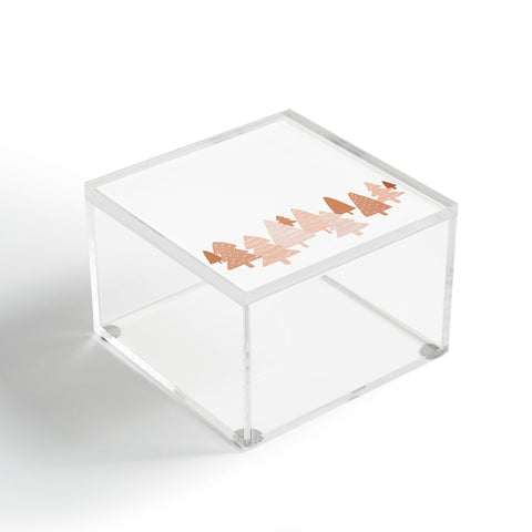 Orara Studio Blush Winter Trees Acrylic Box