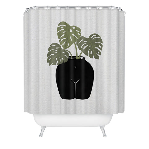 Orara Studio Body Tanical Vase Shower Curtain