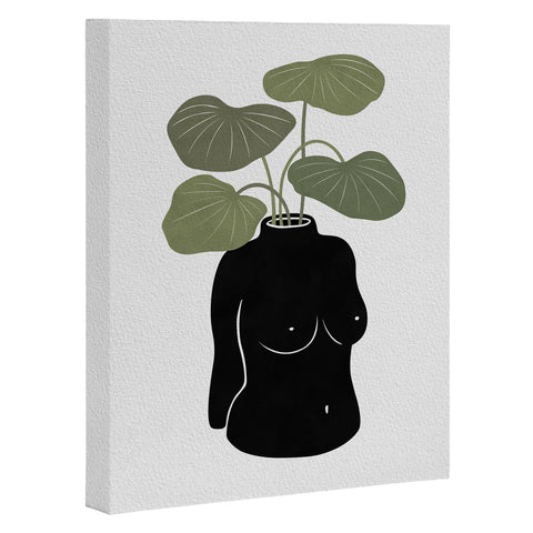 Orara Studio Boob Tanical Vase Art Canvas