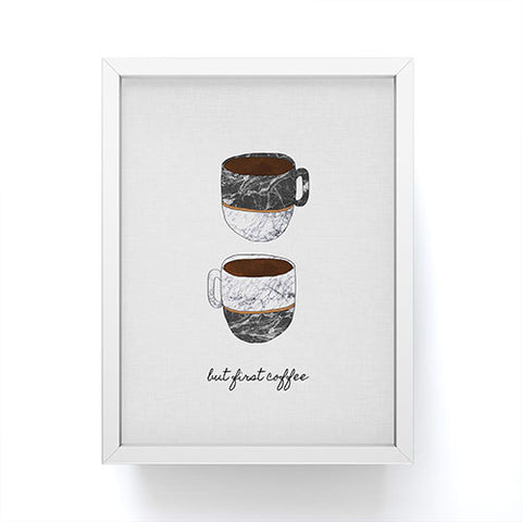 Orara Studio But First Coffee II Framed Mini Art Print