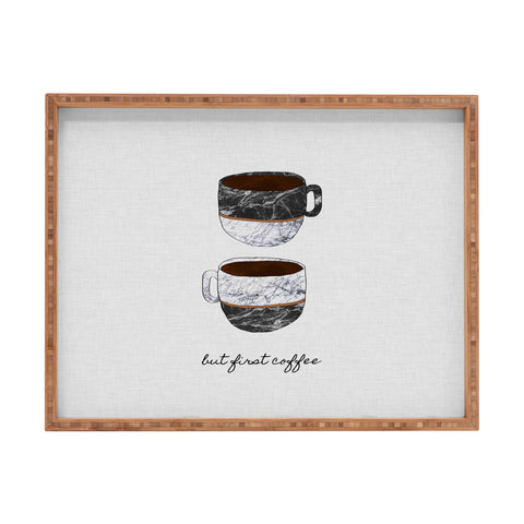 Orara Studio But First Coffee II Rectangular Tray