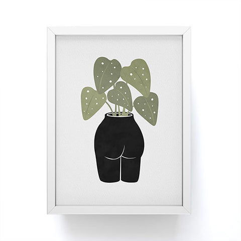 Orara Studio Butt Anical Vase Framed Mini Art Print