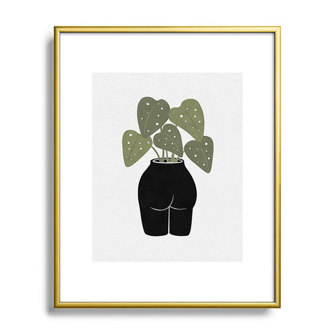 Orara Studio Butt Anical Vase Metal Framed Art Print