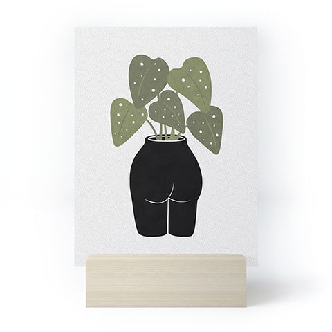 Orara Studio Butt Anical Vase Mini Art Print