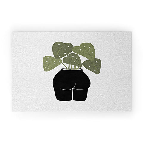 Orara Studio Butt Anical Vase Welcome Mat