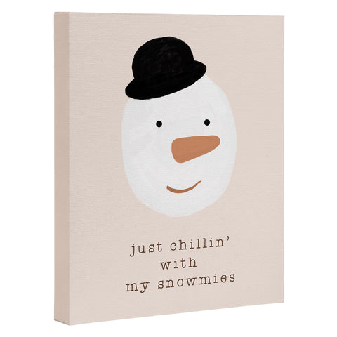 Orara Studio Chilling With My Snowmies Art Canvas