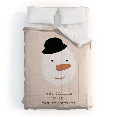 Orara Studio Chilling With My Snowmies Comforter