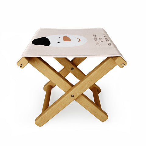 Orara Studio Chilling With My Snowmies Folding Stool