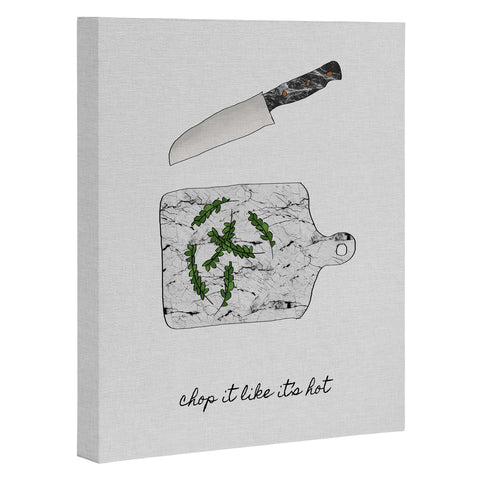 Orara Studio Chop It Kitchen Quote Art Canvas