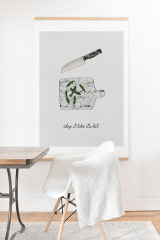 Orara Studio Chop It Kitchen Quote Art Print And Hanger