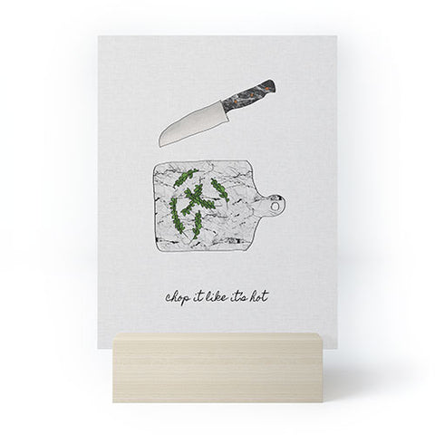 Orara Studio Chop It Kitchen Quote Mini Art Print