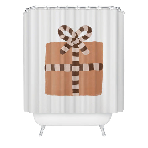 Orara Studio Christmas Gift Shower Curtain