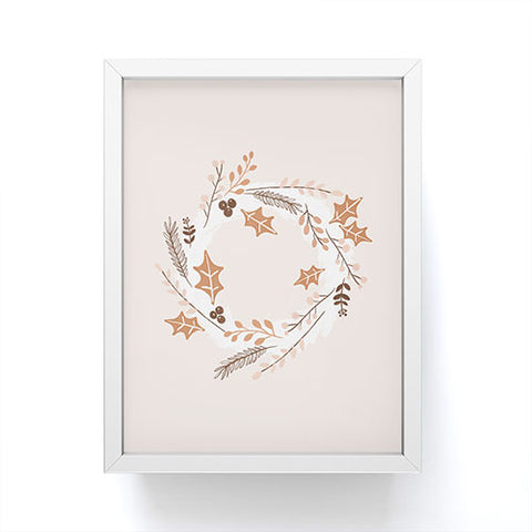 Orara Studio Christmas Wreath Festive Framed Mini Art Print