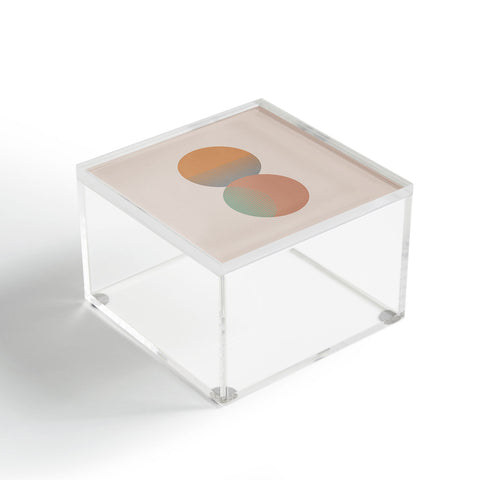 Orara Studio Circle Sun And Moon Colour Acrylic Box