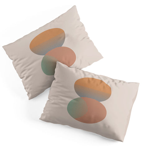 Orara Studio Circle Sun And Moon Colour Pillow Shams
