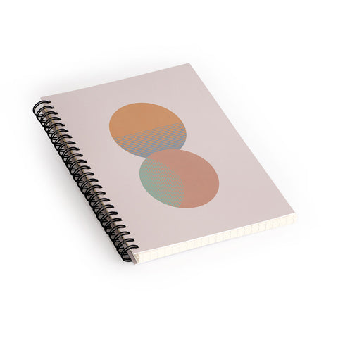 Orara Studio Circle Sun And Moon Colour Spiral Notebook